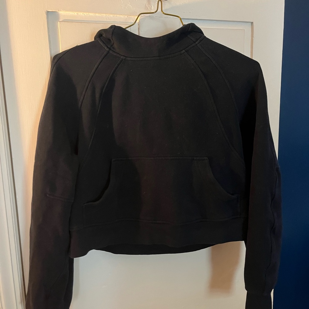 Navy Cropped Lululemon Hoodie
